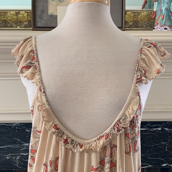 NWOT “Free People” ruffle neckline dress/top - Picture 2 of 10